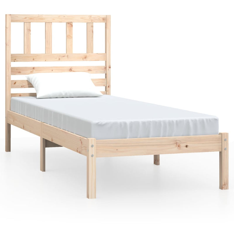 Bedframe massief grenenhout 90x190 cm Single