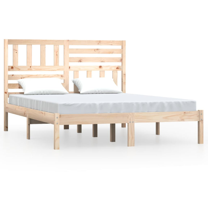 Bedframe massief grenenhout 120x190 cm Small Double