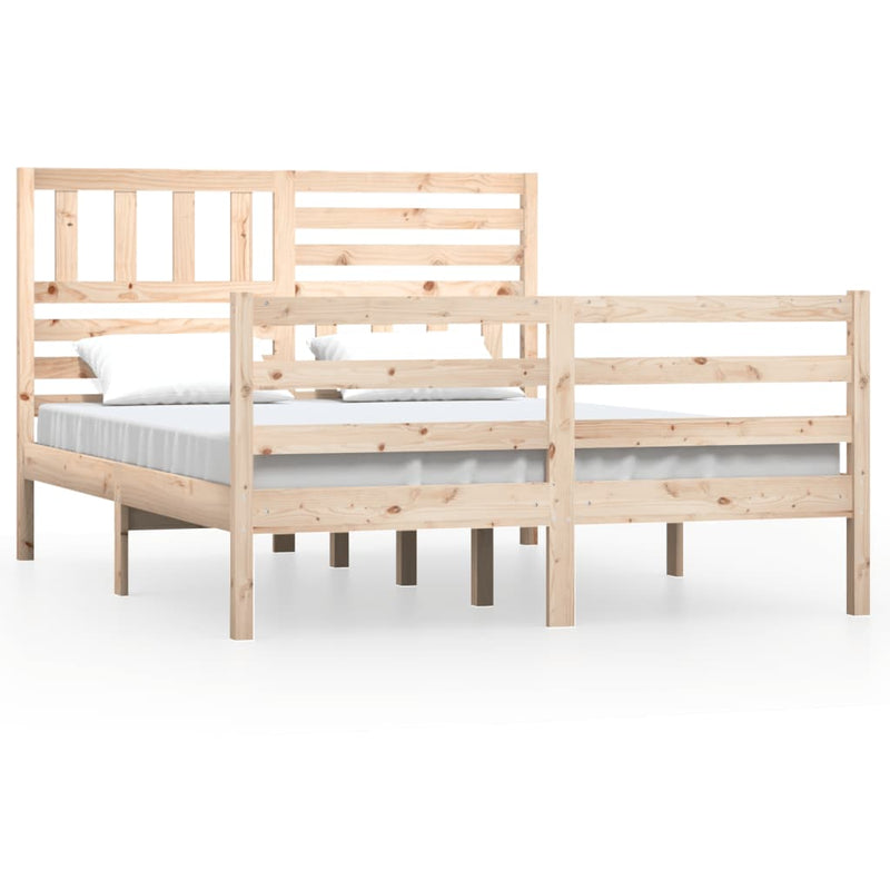 Bedframe massief hout 140x200 cm