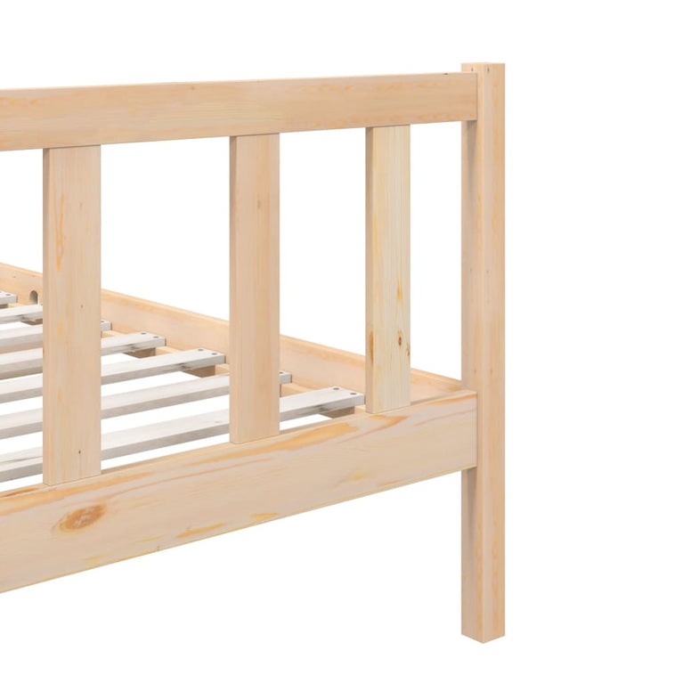 Bedframe massief hout 75x190 cm 2FT6 small single