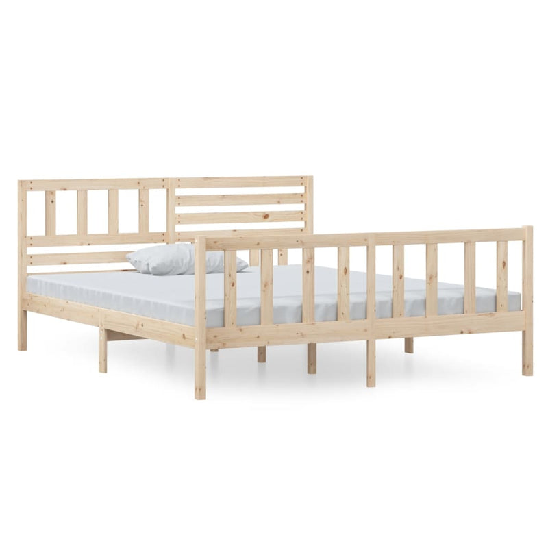 Bedframe massief hout 135x190 cm 4FT6 Double