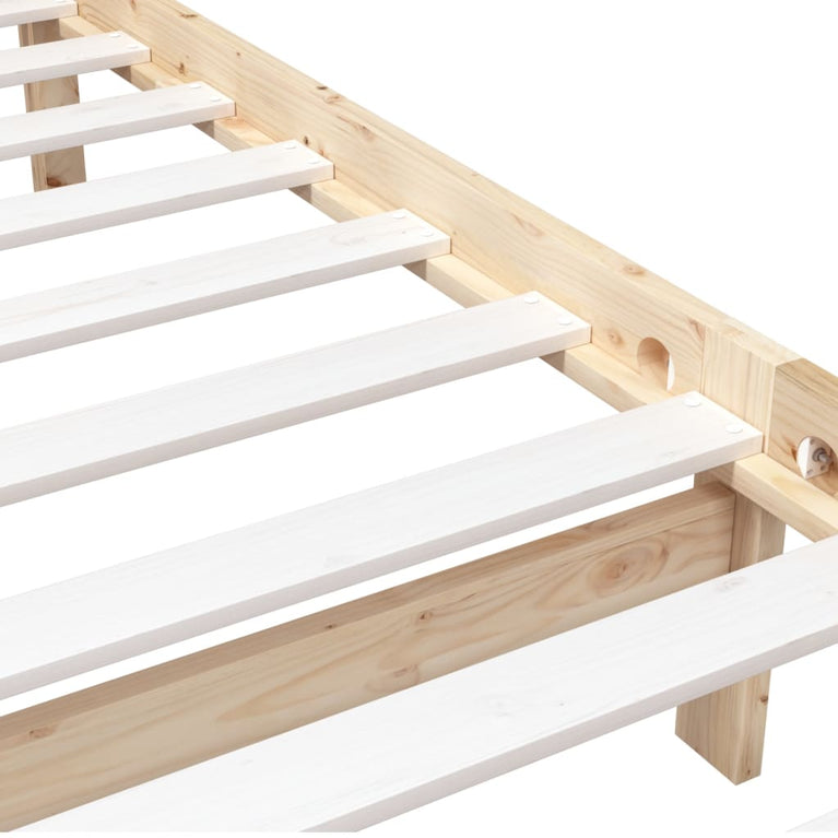 Bedframe massief hout 90x200 cm