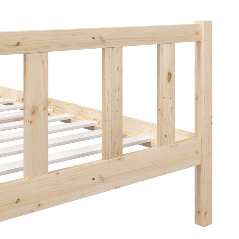 Bedframe massief hout 90x200 cm
