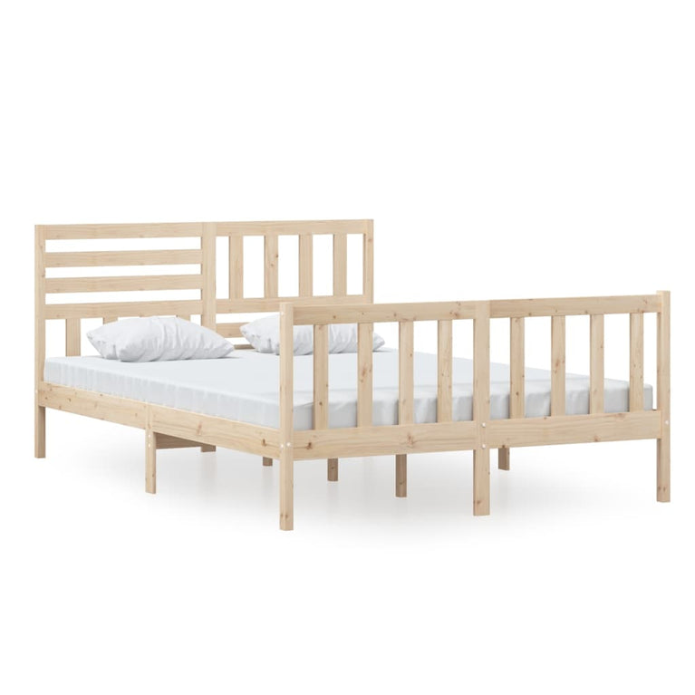 Bedframe massief hout 140x200 cm