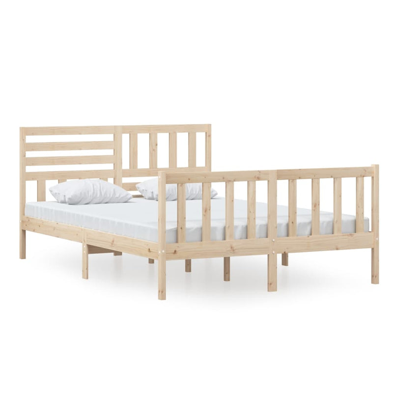 Bedframe massief hout 140x200 cm