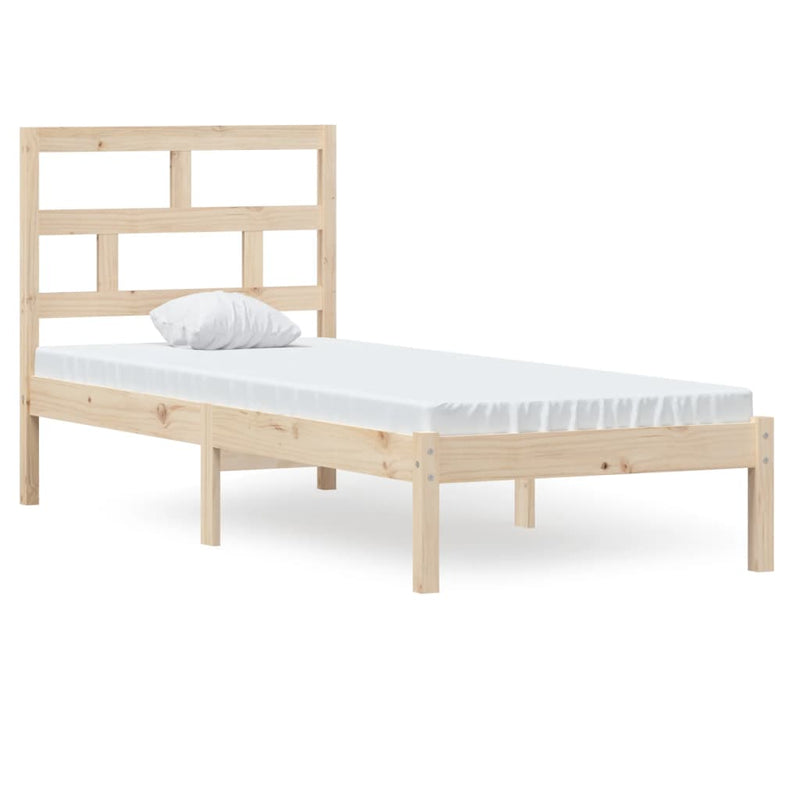 Bedframe massief hout 75x190 cm 2FT6 small single