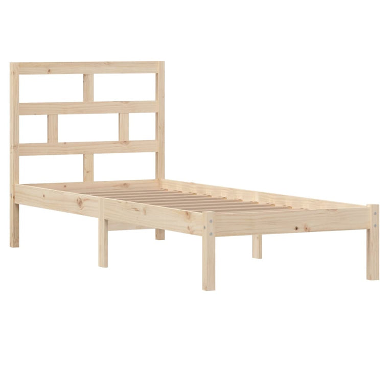Bedframe massief hout 75x190 cm 2FT6 small single