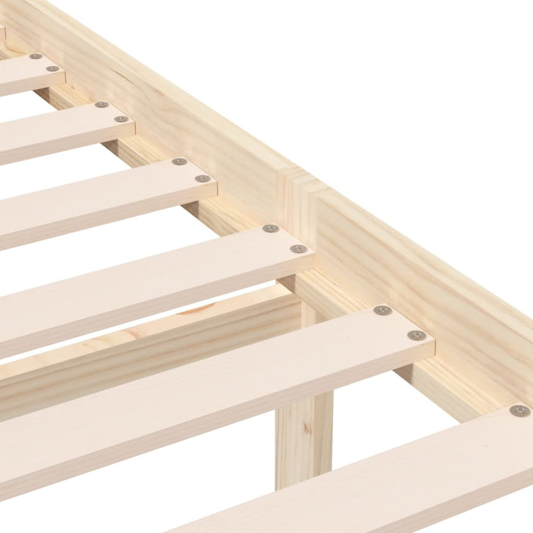 Bedframe massief hout 75x190 cm 2FT6 small single