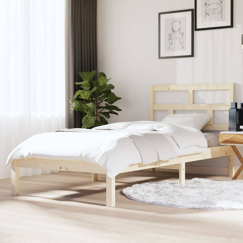 Bedframe massief hout 90x190 cm 3FT Single