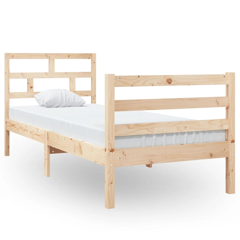 Bedframe massief hout 75x190 cm 2FT6 Small Single
