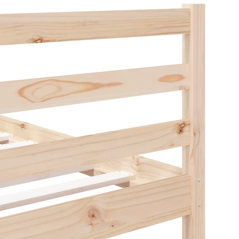 Bedframe massief hout 90x190 cm 3FT single