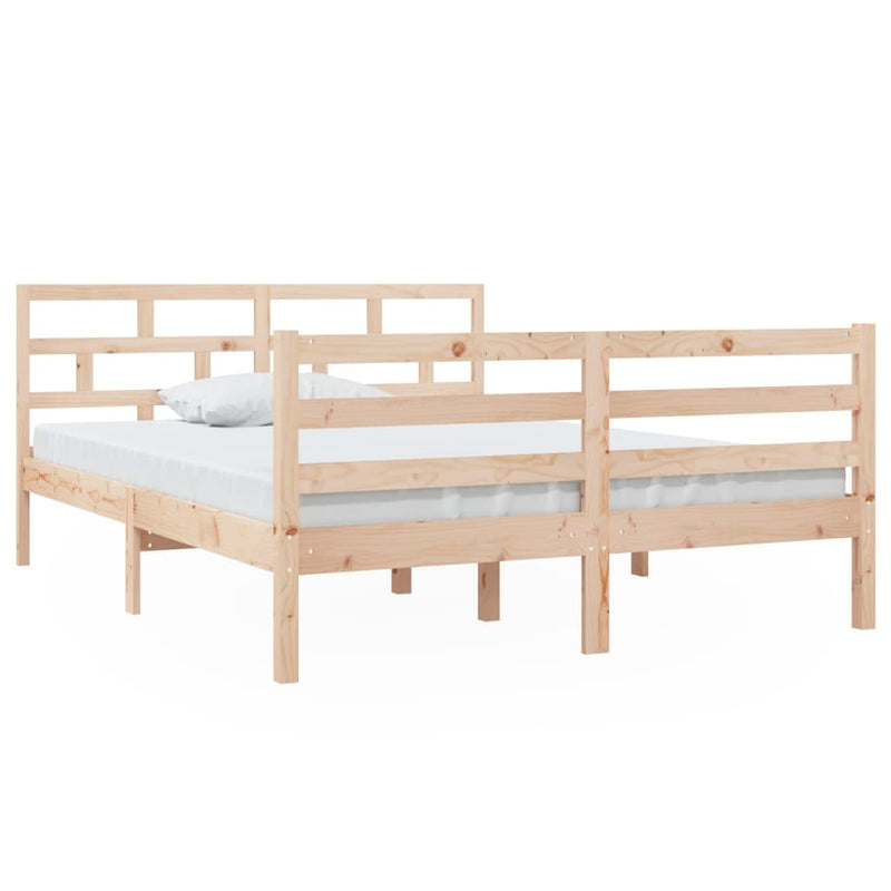 Bedframe massief grenenhout 140x190 cm