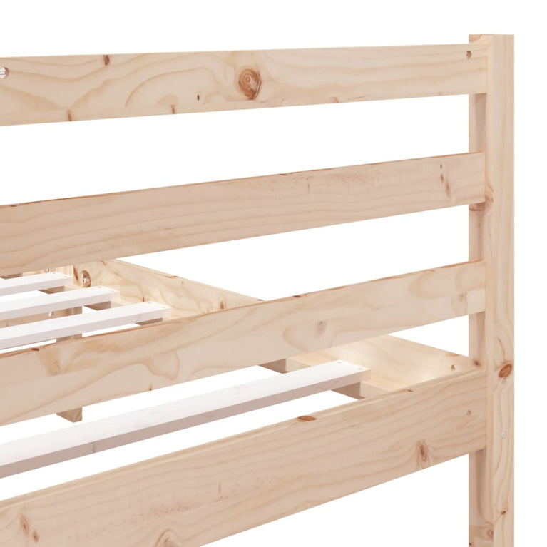 Bedframe massief grenenhout 140x190 cm