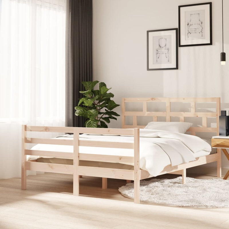 Bedframe massief grenenhout 140x200 cm