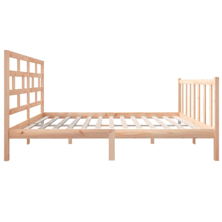 Bedframe massief grenenhout 120x190 cm Small Double