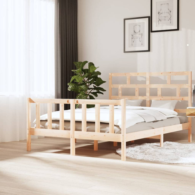 Bedframe massief grenenhout 160x200 cm