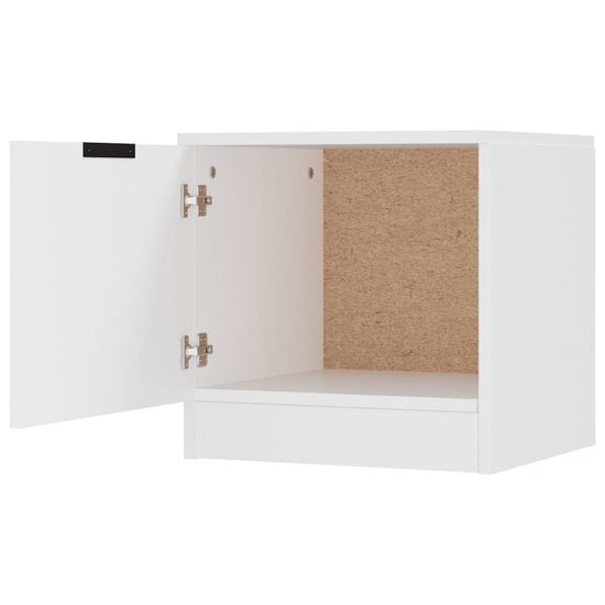 Nachtkastjes 2 st 40x39x40 cm wit MeubelReus