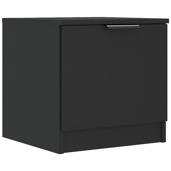 Nachtkastjes 2 st 40x39x40 cm zwart MeubelReus