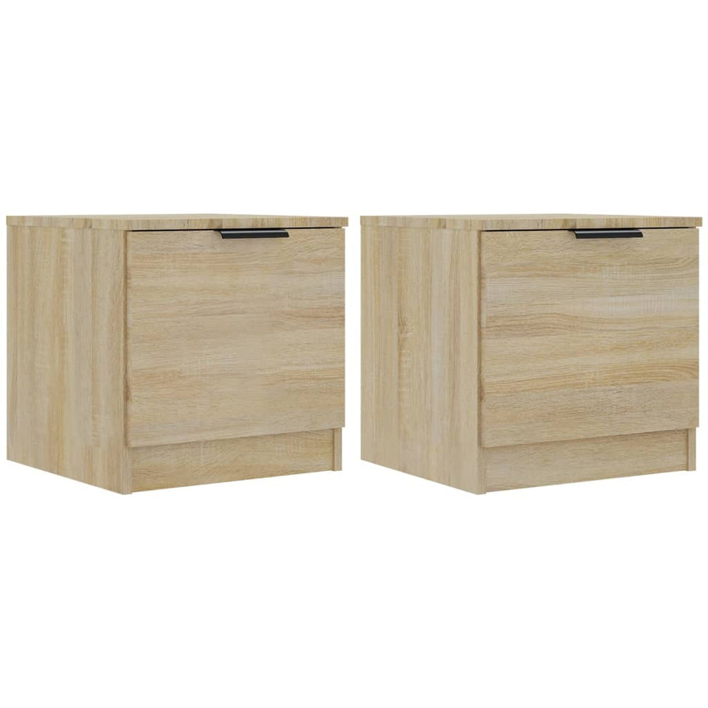 Nachtkastjes 2 st 40x39x40 cm sonoma eikenkleurig MeubelReus