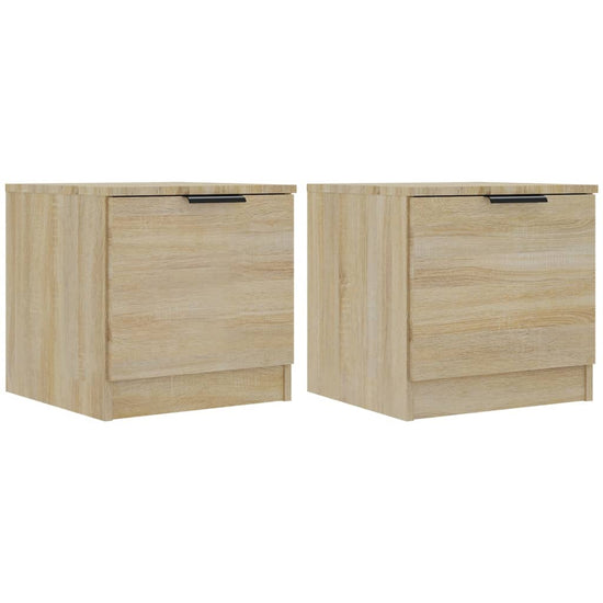 Nachtkastjes 2 st 40x39x40 cm sonoma eikenkleurig MeubelReus