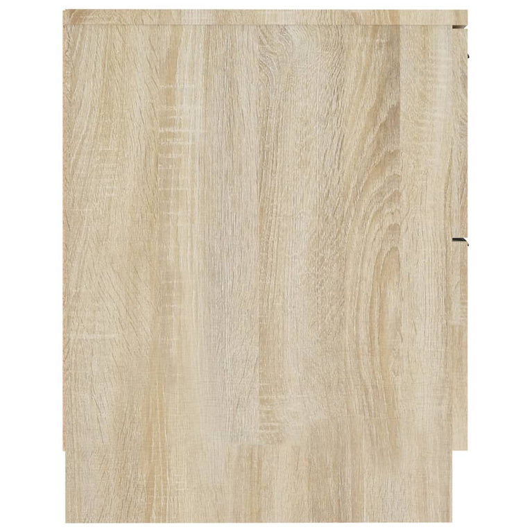 Nachtkastjes 2 st bewerkt hout sonoma eikenkleurig MeubelReus