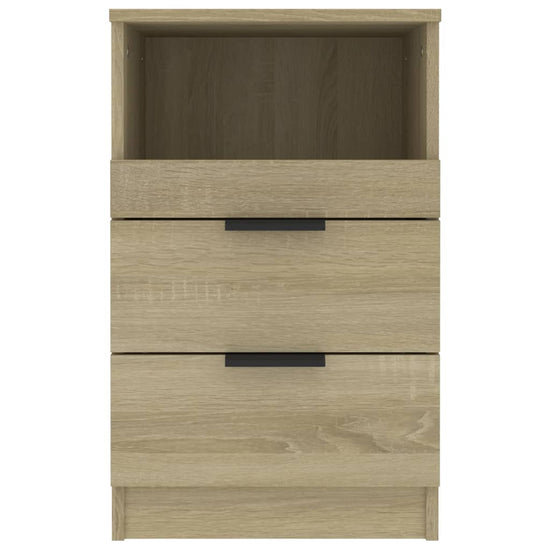 Nachtkastje bewerkt hout sonoma eikenkleurig MeubelReus