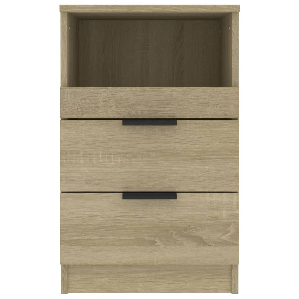 Nachtkastjes 2 st bewerkt hout sonoma eikenkleurig MeubelReus