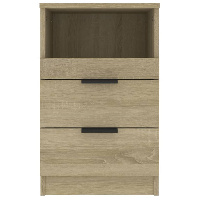 Nachtkastjes 2 st bewerkt hout sonoma eikenkleurig MeubelReus