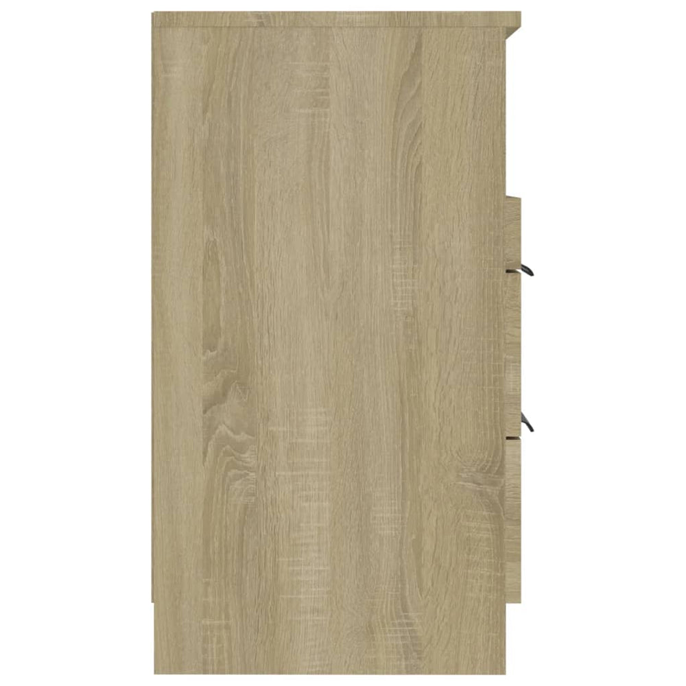 Nachtkastjes 2 st bewerkt hout sonoma eikenkleurig MeubelReus
