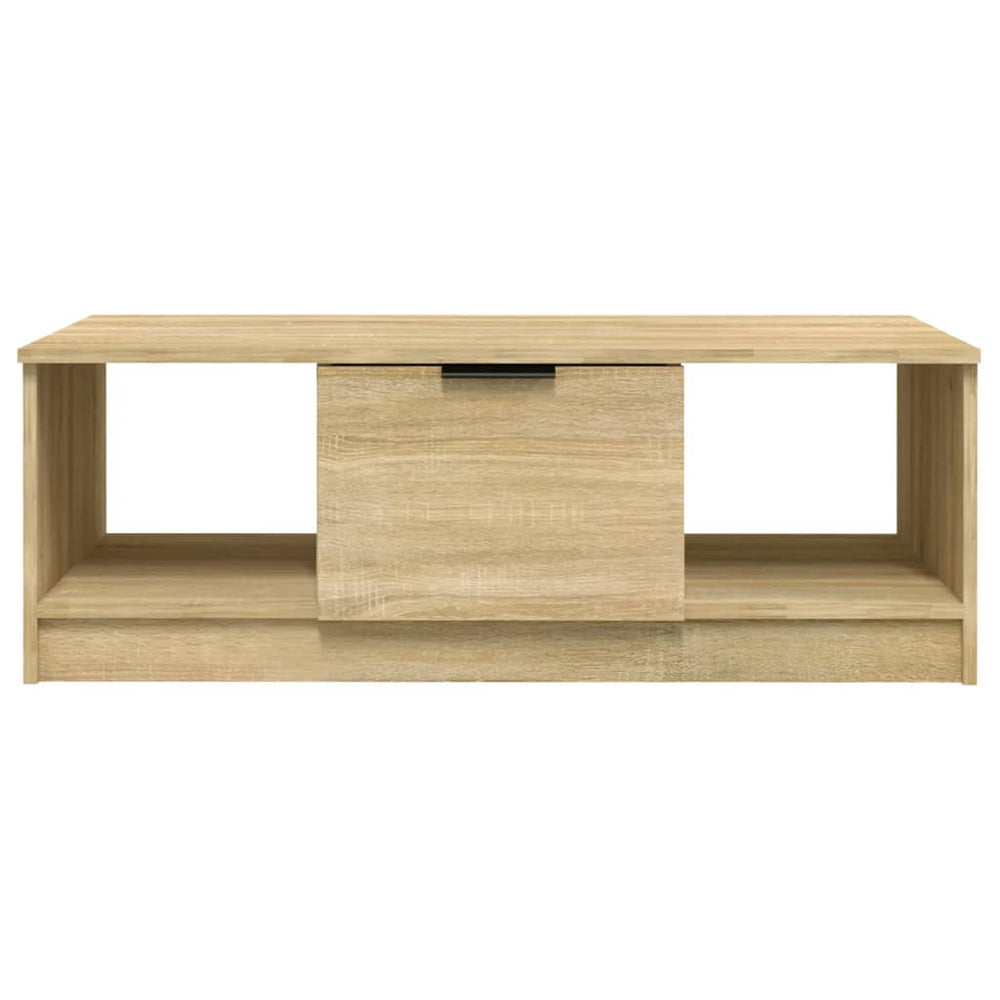 Salontafel 102x50x36 cm bewerkt hout sonoma eikenkleurig MeubelReus