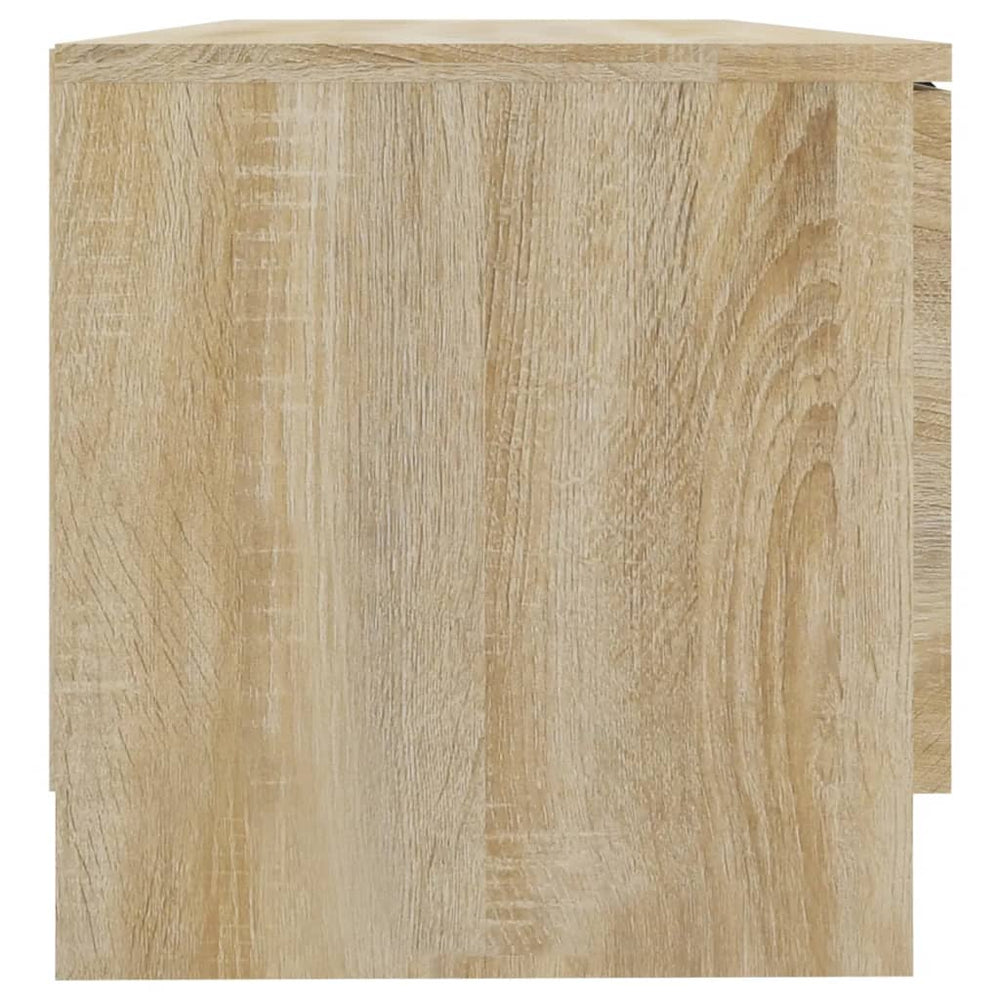Tv-meubel 80x35x36,5 cm bewerkt hout sonoma eikenkleurig MeubelReus