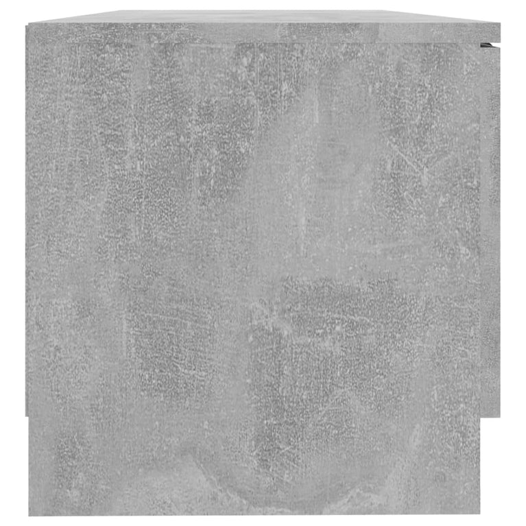 Tv-meubelen 2 st 80x35x36,5 cm bewerkt hout betongrijs