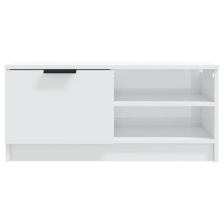 Tv-meubelen 2 st 80x35x36,5 cm bewerkt hout hoogglans wit