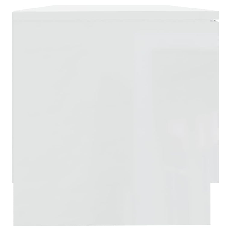 Tv-meubelen 2 st 80x35x36,5 cm bewerkt hout hoogglans wit