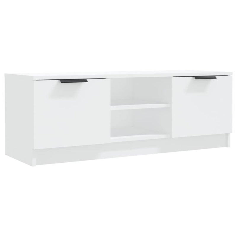 Tv-meubel 102x35x36,5 cm bewerkt hout wit MeubelReus