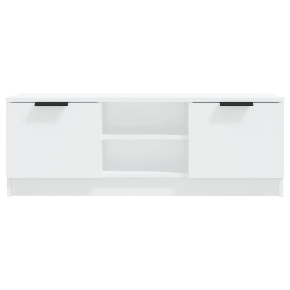 Tv-meubel 102x35x36,5 cm bewerkt hout wit MeubelReus