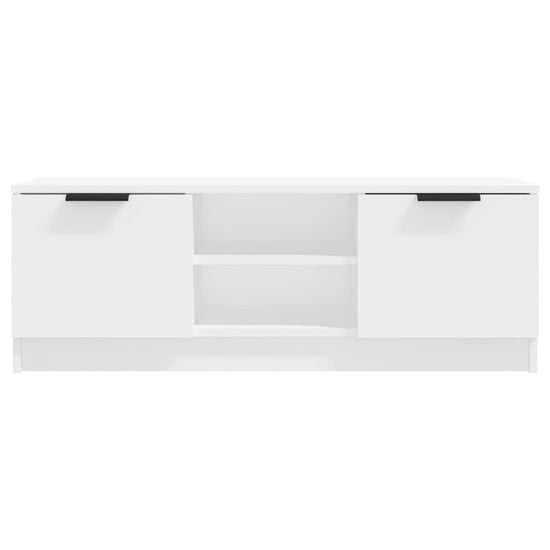 Tv-meubel 102x35x36,5 cm bewerkt hout wit MeubelReus