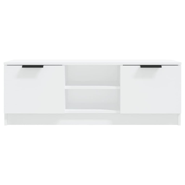 Tv-meubel 102x35x36,5 cm bewerkt hout wit MeubelReus
