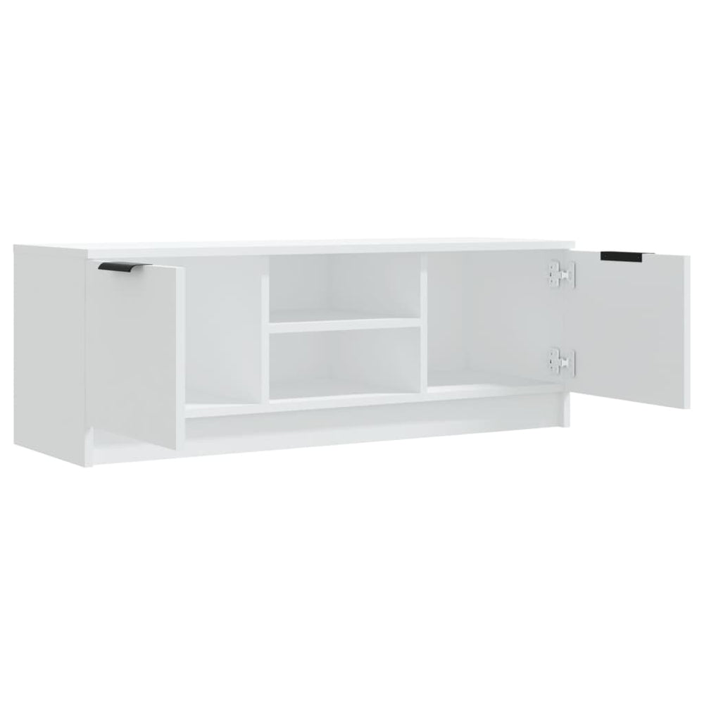 Tv-meubel 102x35x36,5 cm bewerkt hout wit MeubelReus