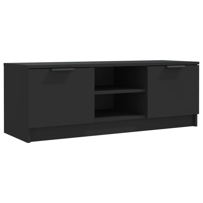 Tv-meubel 102x35x36,5 cm bewerkt hout zwart MeubelReus