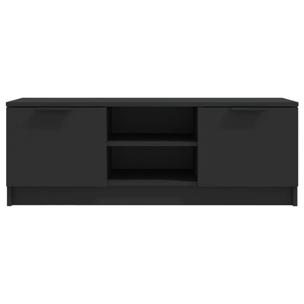Tv-meubel 102x35x36,5 cm bewerkt hout zwart MeubelReus