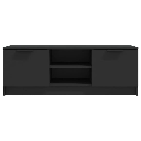 Tv-meubel 102x35x36,5 cm bewerkt hout zwart MeubelReus