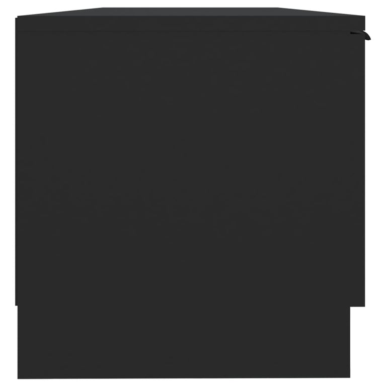 Tv-meubel 102x35x36,5 cm bewerkt hout zwart MeubelReus
