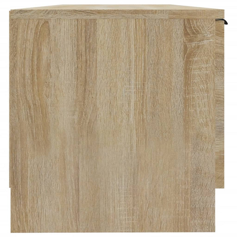 Tv-meubel 102x35x36,5 cm bewerkt hout sonoma eikenkleurig