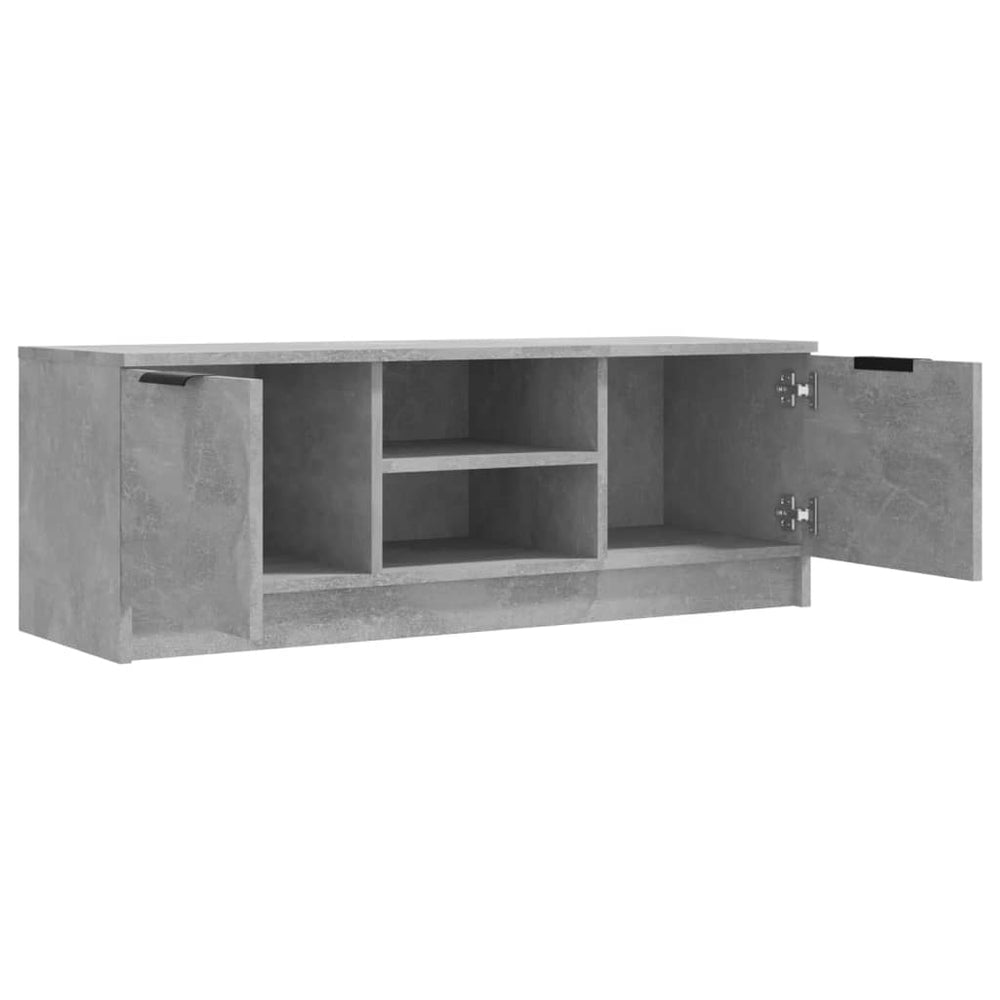 Tv-meubel 102x35x36,5 cm bewerkt hout betongrijs MeubelReus