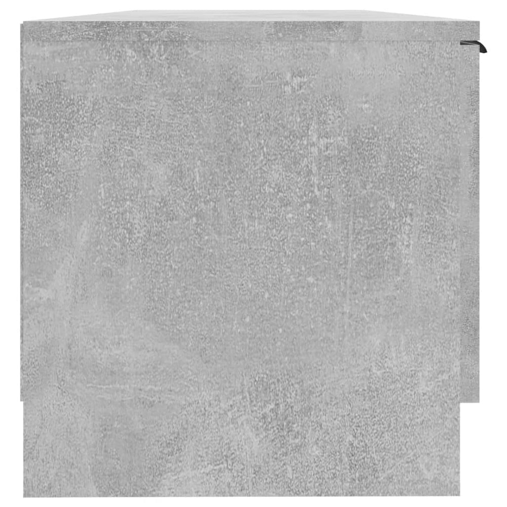 Tv-meubel 102x35x36,5 cm bewerkt hout betongrijs MeubelReus