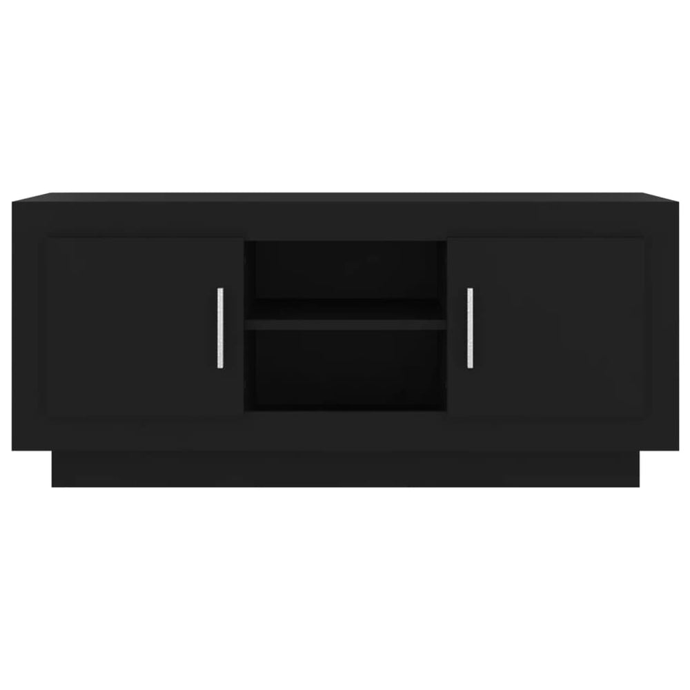 Tv-meubel 102x35x45 cm bewerkt hout zwart MeubelReus