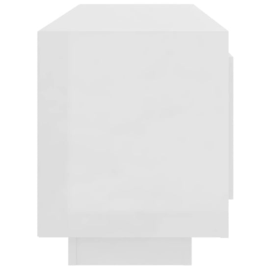 Tv-meubel 102x35x45 cm bewerkt hout hoogglans wit MeubelReus