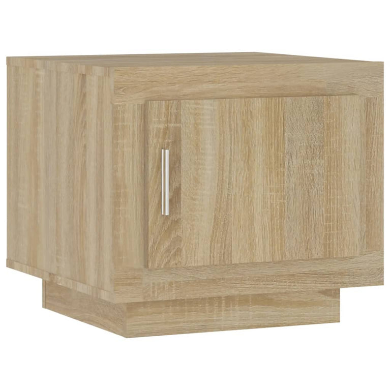 Salontafel 51x50x45 cm bewerkt hout sonoma eikenkleurig MeubelReus