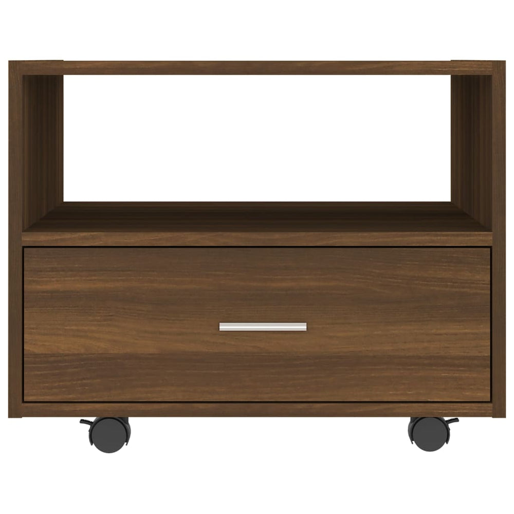 Salontafel 55x55x40 cm bewerkt hout bruin eikenkleur MeubelReus